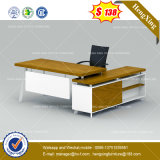 Round Edge MDF Paper Oak Color Office Desk (HX-8NE093)