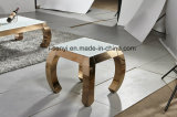 Modern Gold Plated Stainless Steel Sofa Table Side Table End Table Console Table Living Room Furniture