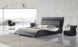 Norway Style Chesterfield Modern Leather Bed