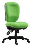 High Back Modern Office Foam Chair Fabric Computer Chair Without Armrest