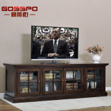 Simple Wood TV Stand Cabinet with Showcase (GSP15-005)
