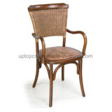 Modern Leisure Wooden Restaurant Chair with Arm for Cafe (SP-EC108)