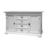 Wh-4032 140cm 150cm French Style Classic White Furniture Wooden Sideboard Cabinet