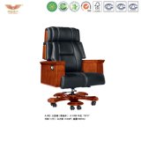 Luxury Wooden Executive Leather Chair (A-062)