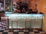 Bar Countertop Restaurant LED Bar Counter Marble Stone Bar Counter Design
