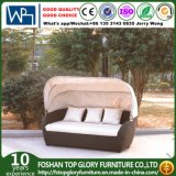 Garden Rattan/Wicker Daybed with Canopy for Outdoor Furniture (TG-JW27)