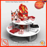 MDF Round Shoe Display Table for Store