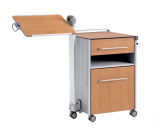 Hospital Bedside Cabinet with Overbed Table