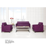 Purple Metal Frame Artificial Leather Sofa (HY-S1002)