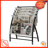 Metal Wall Mounted Wire Magazine Rack for Office