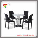 High Quality Tempered Glass Dining Set (DT103)