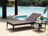 Luxury Design Relaxing Rattan Garden Outdoor Furniture Sunbed