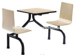 Modern Wood Metal Leg Stainless Banquet Chair Table (FOH-CBC04)