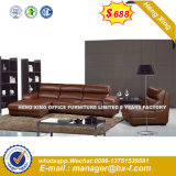 Italy Design Classic Wooden Office Furniture Leather Office Sofa (HX-SN8087)