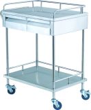 Good Quality Stainless Steel Medical Hospital Medicine Trolley (SLV-C4015)