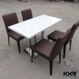 Modern Artificial Stone Restaurant Tables for 4 Person