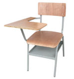 Wooden Metal Mixed Student Armrest Chair