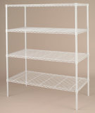 4 Layers Industrial Display Metal Wire Shelving
