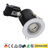 Ce RoHS Chrome Dimmable BS476 Fire Rated GU10 COB Downlight