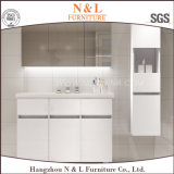 Modern Wall Mounted PVC Bathroom Cabinet with Mirror Cabinet