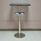 Stainless Steel Bar Table with Storage Rack (SP-BT689)