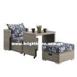 PE Rattan Wicker Balcony Lounge Outdoor Furni...