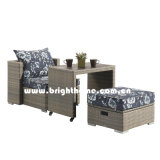 PE Rattan Wicker Balcony Lounge Outdoor Furniture Bp-8030