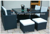 Cube Rattan Garden Furniture Set with Chairs Sofa Table Outdoor Patio Wicker 8 Seater
