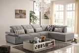 New Modern European Style Furniture Sectional Fabric Sofa