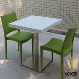 Kkr Modern Design Acrylic Solid Surface Dinning Table with Chair