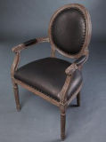 Chinese Antique Oak Wood Armchair