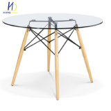 Replica Dining Glass Top Eiffel Dsw Eames Table