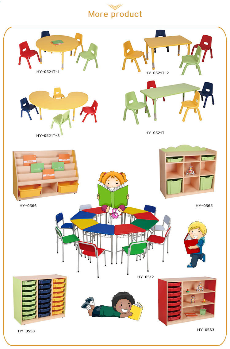 Petal Shape Kids Tables for Daycare School