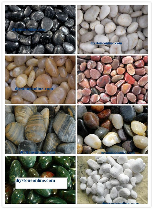 Black Garden Stone Pebble Beach Pebble Rock 80-120mm