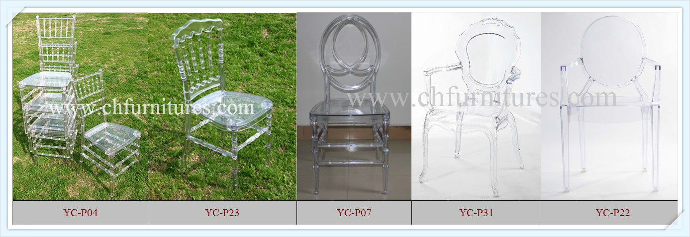 White Foldable Gladiator Chairs for Wedding (YC-P50-01)