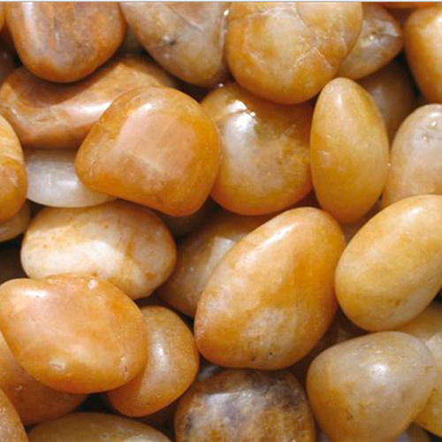 Decorative Paving Yellow Yard Pebble