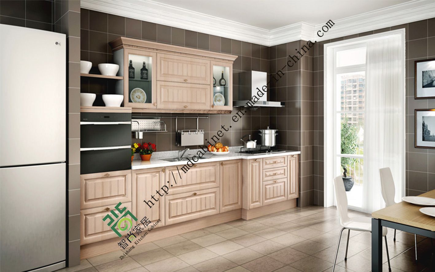 Modern Kitchen Cabinets PVC (ZS-246)