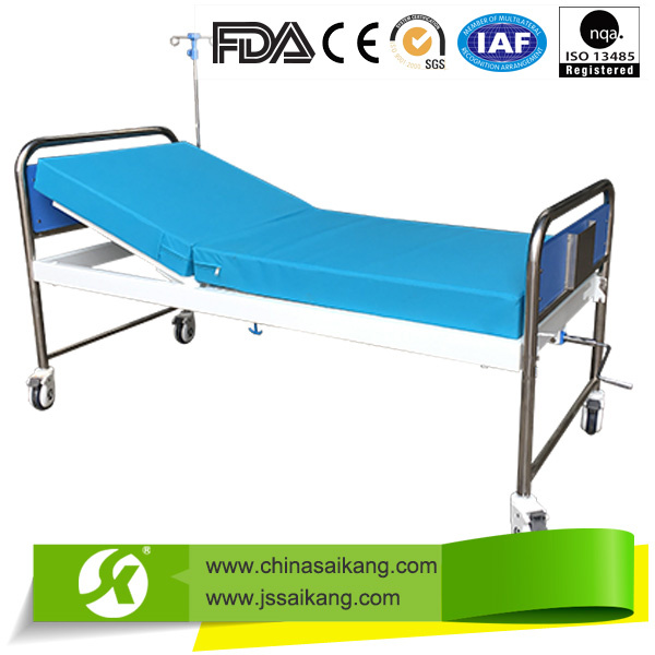 Simple Hospital Manual Crank Clinic Bed