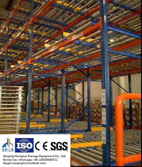 Gravity Dynamic Live Shelf for Warehouse Storage