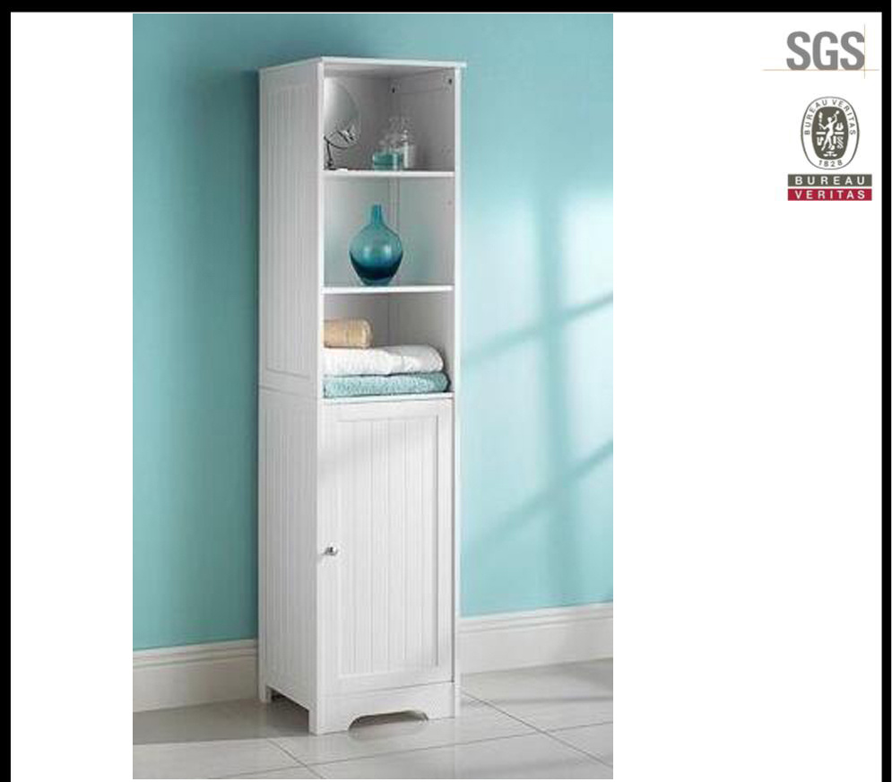 Cheap Classic Corner Wood MDF Floor Standing Bathroom Cabinet