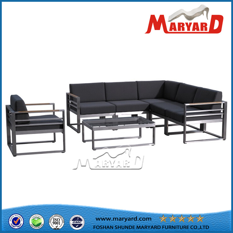 Stainless Steel Material and Modern Appearance Metal Sofa Set