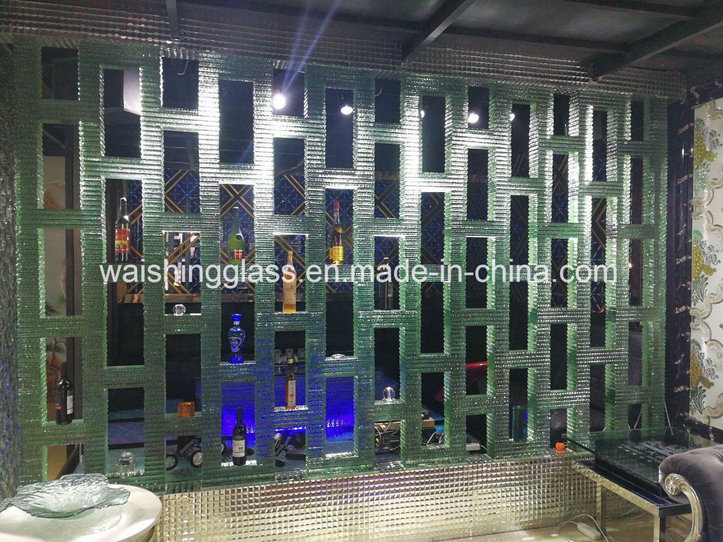 LED Glass Display Wine Cabinet