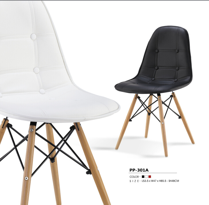 New Model Leisure Chair Wood and Leather (PP-301A)