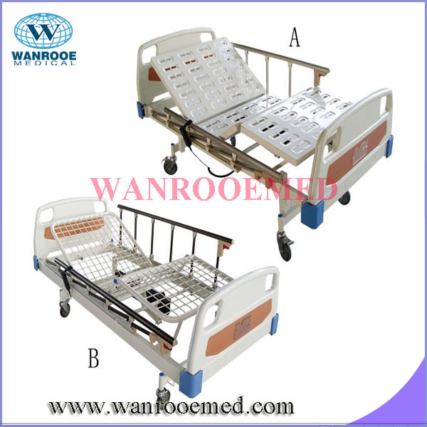 Bae200 Two Functions Electric Adjustable ICU Care Bed with Aluminum Alloy Side Rails
