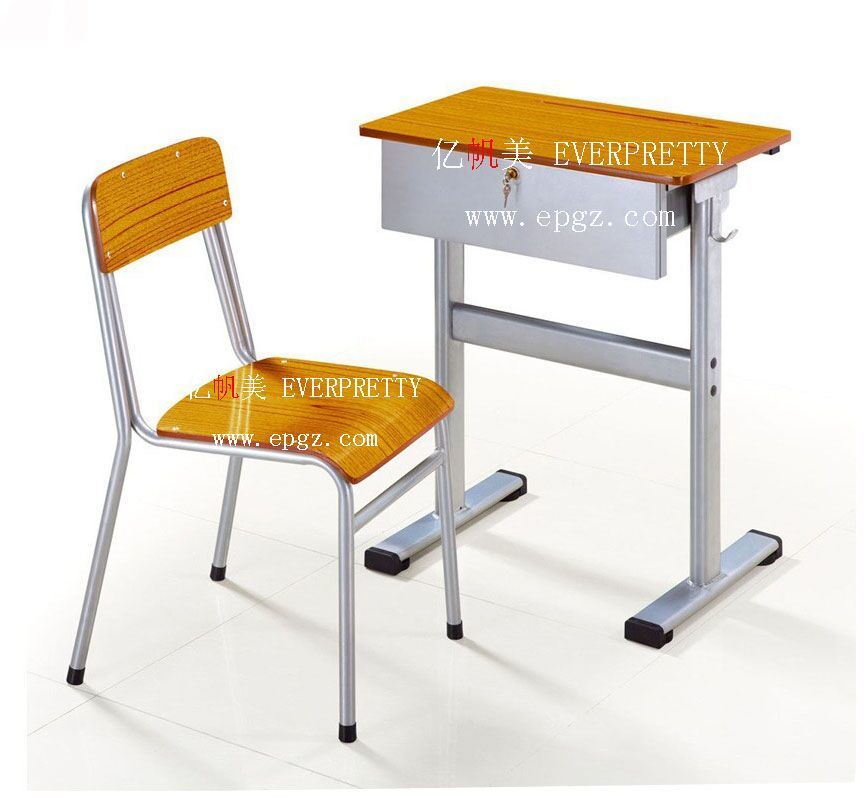 Simple Single Study Desk and Chair Set