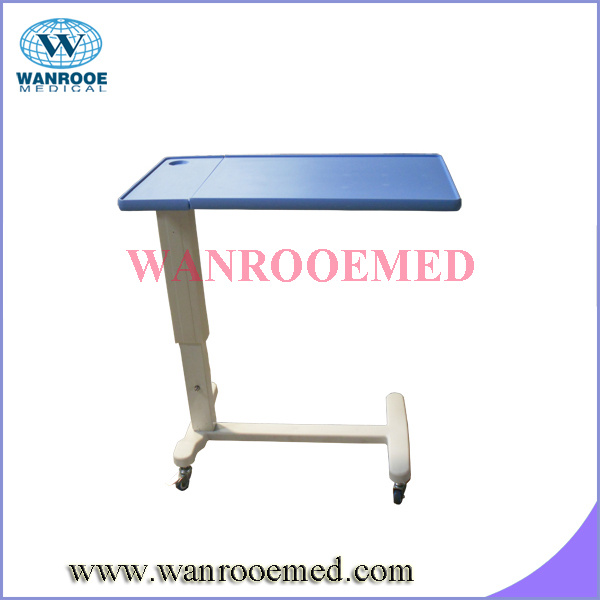 Bdt001g with Wheels Stainless Steel Over Bed Table