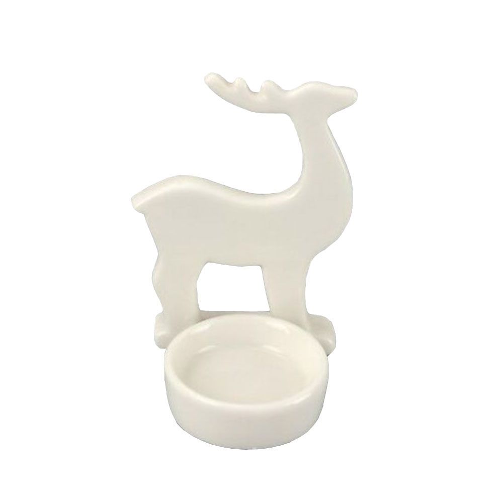 Elk Design Christmas Candle Holder (Christmas decoration)