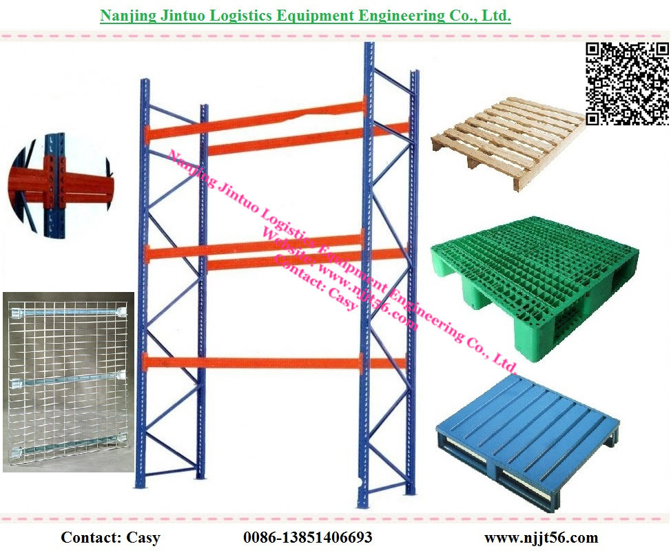 Heavy Duty Wire Mesh Pallet Rack for Warehouse Storage System
