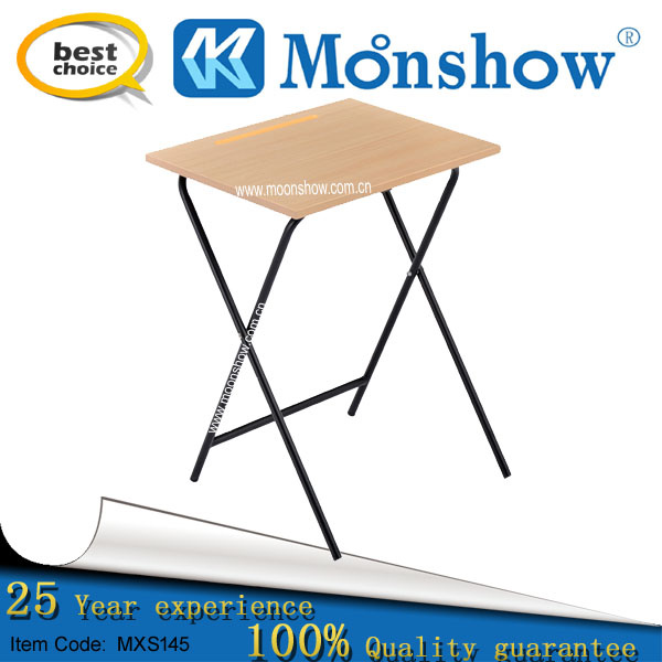 Folding Wood Steel Frame School Exam Table (MXS145)