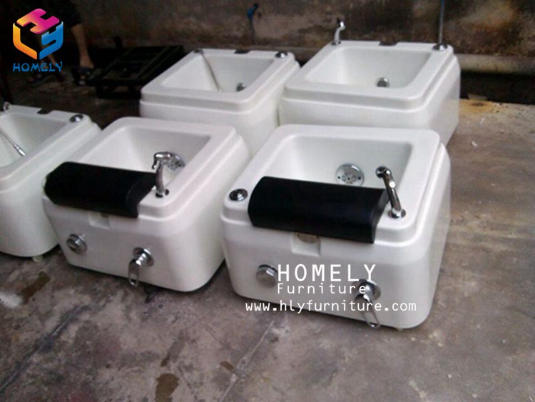 Hly Cheap Rostone Acrylic Foot Basin Foot Bowl for Salon